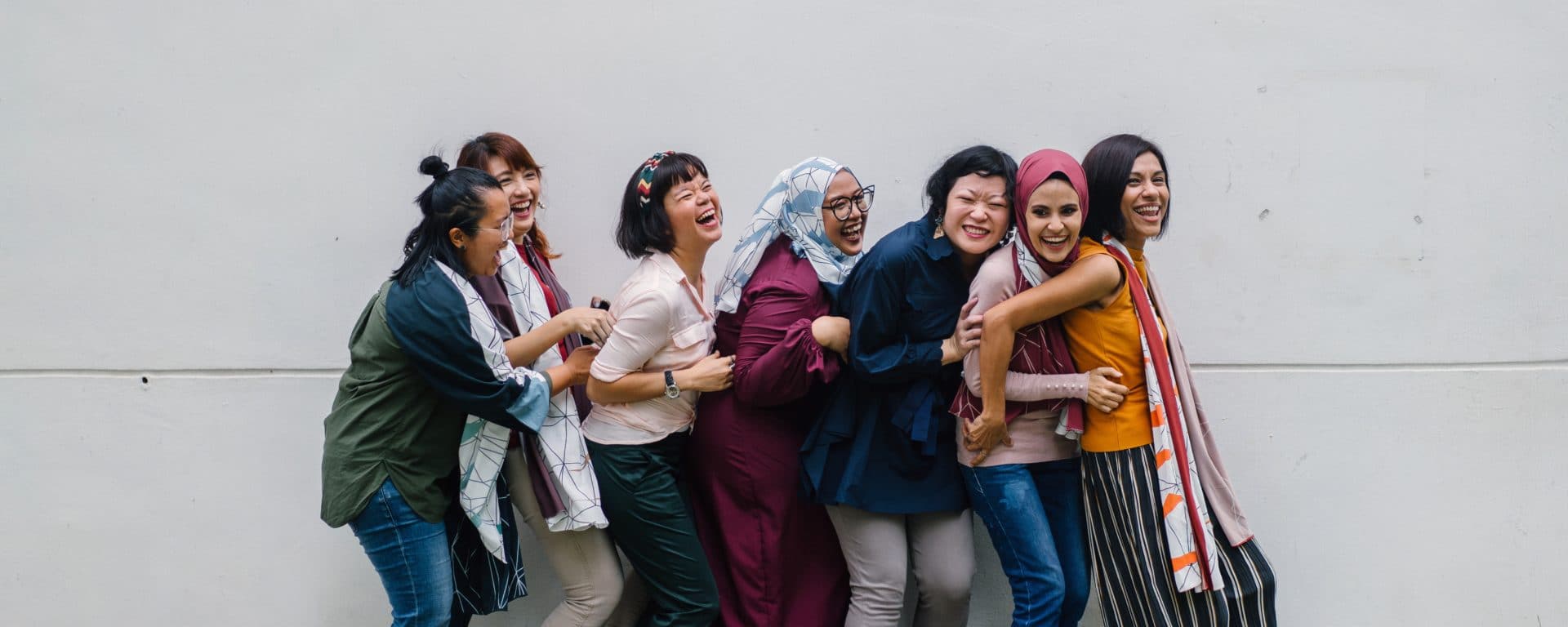 women in a agroup