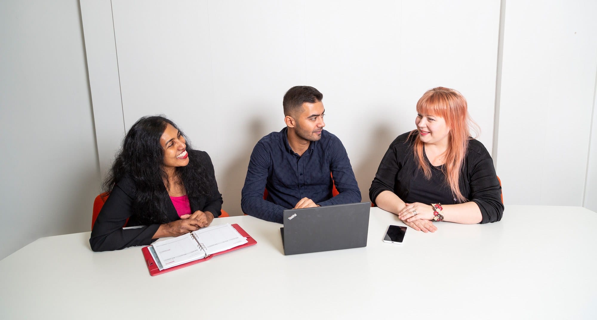people during a meeting