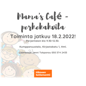 Mama's Cafen kuvallinen mainos
