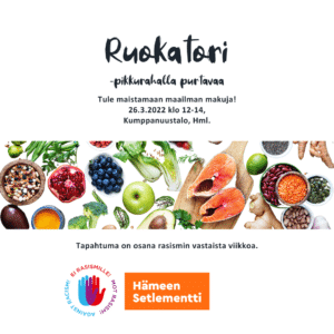 Ruokatorin tapahtuman kuvallinen mainos