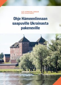 tiedotteen kansi jossa otsikko ja Hämeen linnan kuva