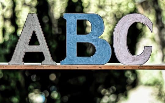 Kuvassa lukee ABC